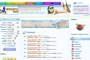 Internetová cestovná kancelária EuropaTravel.sk